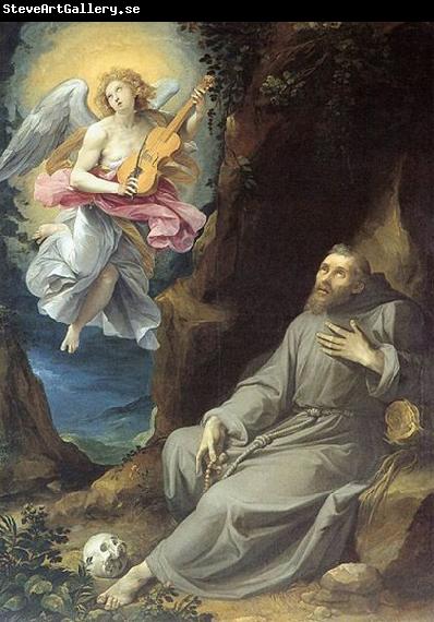 GIuseppe Cesari Called Cavaliere arpino St Francis Consoled by an Angel